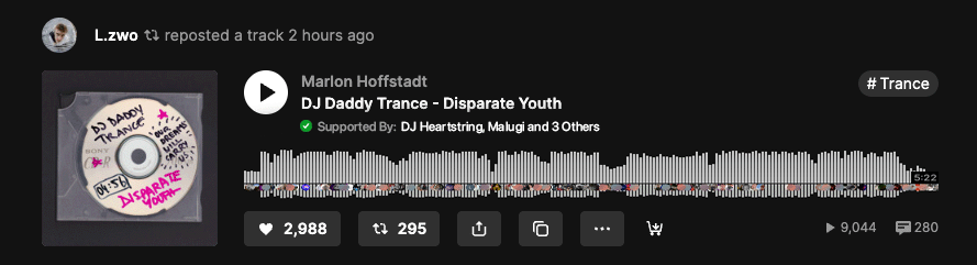 Supported badge mock